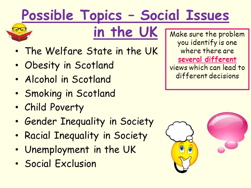 Social problems in the uk